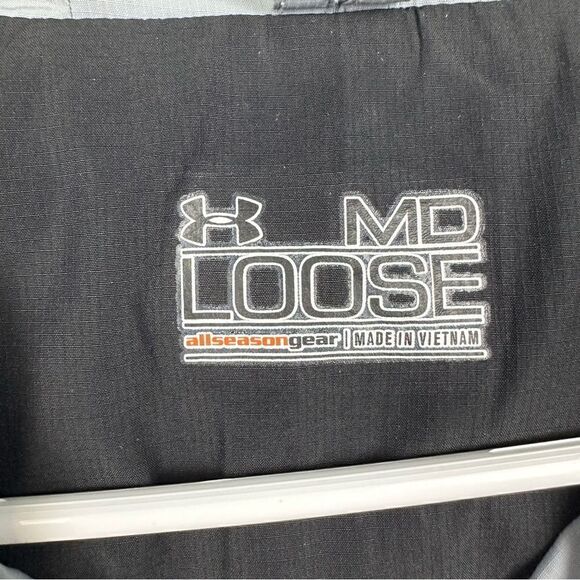 Vanderbilt Under Armour Storm Jacket Mens Medium Black Gray Allseason Gear Loose - Picture 14 of 16